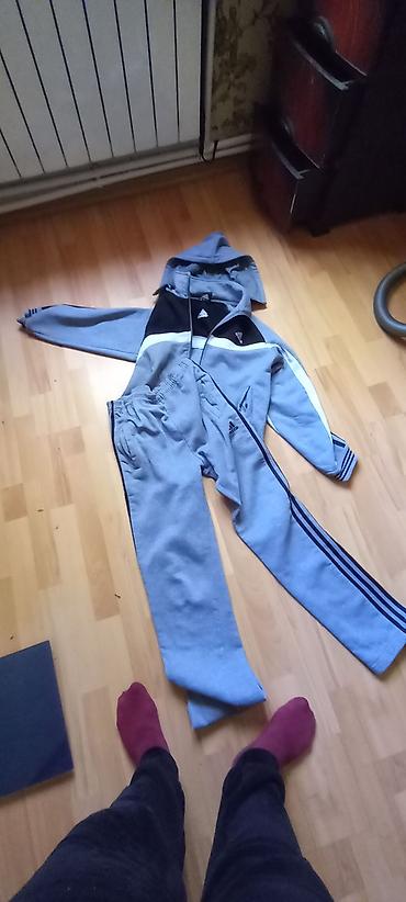 Kişi geyimləri: İdman dəsti, Adidas, 3XL, rəng - Boz — 1