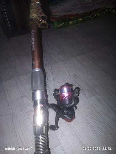 электрический коврик: Телескопическое удилище Shimano 450 с безынерционной катушкой - Длина — 2