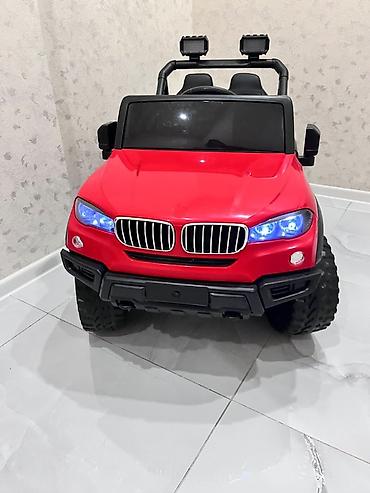 işıq bloku: Uşaq üçün elektrikli ride-on maşın – qırmızı off-road tipli model - — 1