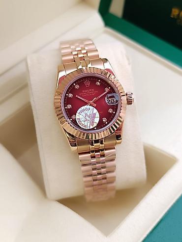 Aksesuarlar: Rolex Datejust qadın saatları – Swiss Made, rəsmi “Superlative — 9