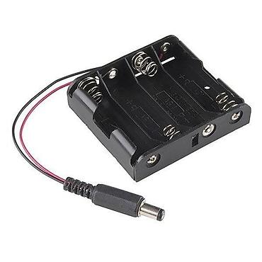 mikro it: 4’lü AA Batareya Yuvası – Arduino ilə uyğun - AA ölçülü 4 ədəd — 1