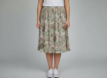 prosta spódnice midi: Women`s skirt, size XL