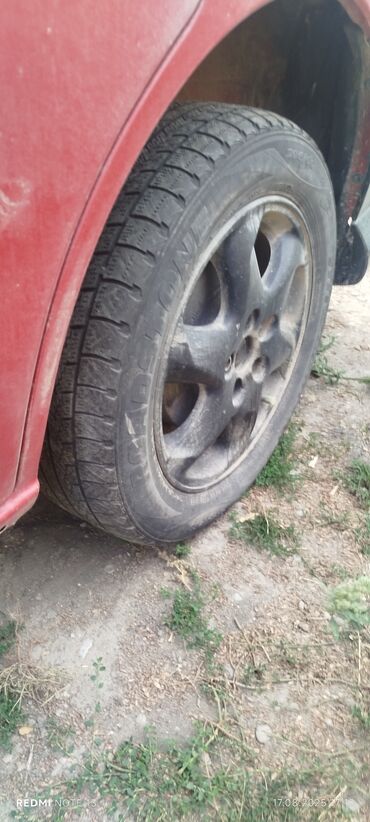 зимняя резина р18: Дөңгөлөктөр монтажда 215 / 60 / R 16, All-season, Колдонулган, Комплект, Жеңил унаалар, Куйма, тешиктери - 5