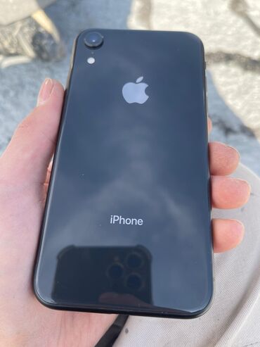 айфон алам: IPhone Xr, Б/у, 64 ГБ, Черный, Защитное стекло, Чехол, 80 %