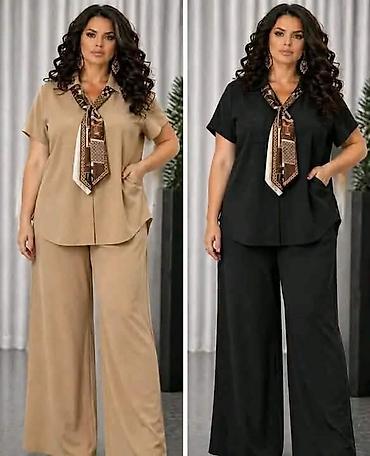 ugg prodaja: Plus size Ženski komplet sa maramom – elegantan i udoban Veličine — 2