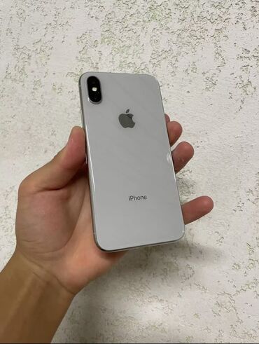 айфон 10 цена в бишкеке 64 гб: IPhone X, Колдонулган, 64 ГБ, Ак, Каптама, Кабель, 100 %