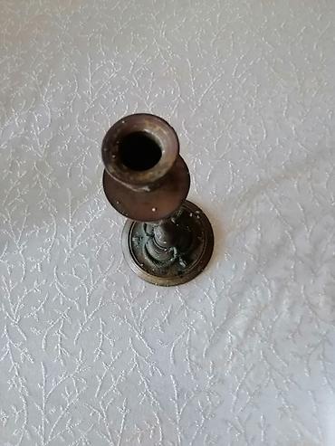şam: Bürünc şamdan - Material: bürünc/metal ərintisi - Tək şam üçün — 1