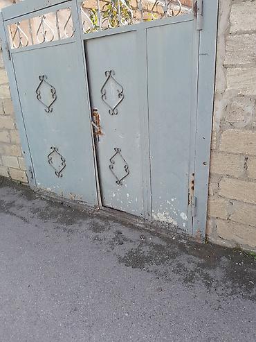 Metal darvaza (iki qanadlı) - Material: qalın metal sac, üst hissədə lalafo.az -da Metal darvaza (iki qanadlı) - Material: qalın metal sac, üst hissədə