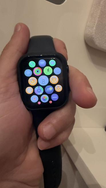 apple eatch: Apple Watch Series Se 2 qara rəng. GPS versiyası. Silikon qara — 1