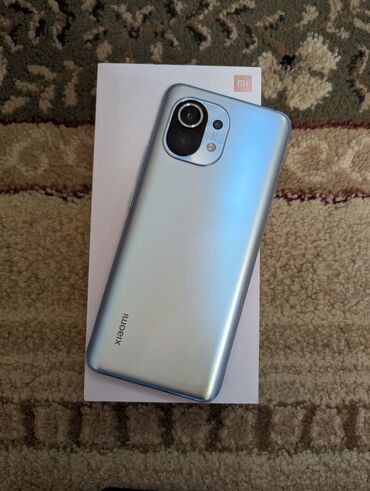 инструменты для починки телефона: Xiaomi, Mi 11, Б/у, 128 ГБ, цвет - Голубой
