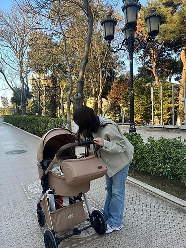 Araba-beşiklər: Çıxarıla bilən beşikli araba, Kidilo, İşlənmiş, Cins: Qız, Yaş: 1-6 ay — 1
