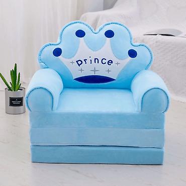 tazz papuce: Foteljica za decu BLUE PRINCE 4K B064-130 Udobna i praktična — 1
