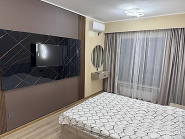 Күндүк ижара: 1 бөлмө, Бөкөнбаев/Үметалиев, Душ кабинасы, Жаздык, жууркан-төшөк каптары, Кондиционер — 3