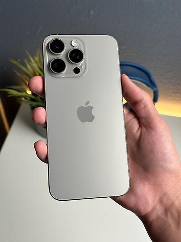 iphon 16: IPhone 16 Pro Max, 256 GB, Gümüşü, Face ID — 2