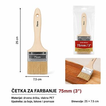 KMT Style četka za farbanje 75 mm (3") Opis: - Univerzalna četka sa