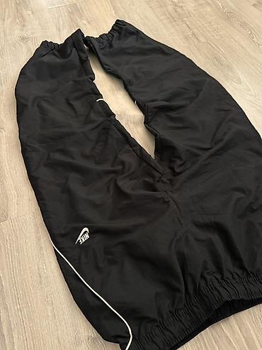 Брюки: Спортивные Мужские брюки, Nike, M, цвет - Черный — 2