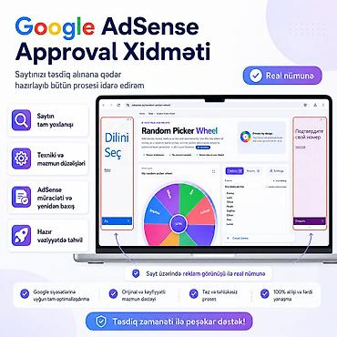 Услуги: ✨ **Google AdSense Approval Xidməti** 🌐 Veb-saytların Google AdSense — 1