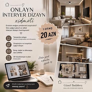 Onlayn interyer dizayn xidməti Evinizin otağını yeniləmək