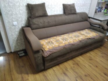 мебел диван бу: Модульный диван, цвет - Коричневый, Б/у