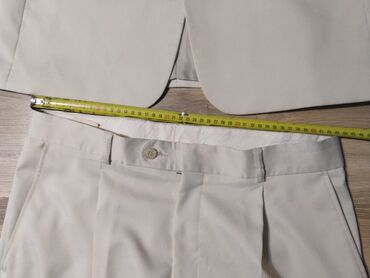 Odela: Muško odelo – komplet sako i pantalone, svetlo bež/šampanj boje. - — 13