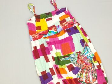 biala sukienka boho: Dress, Desigual, 10 years, 134-140 cm, condition - Very good