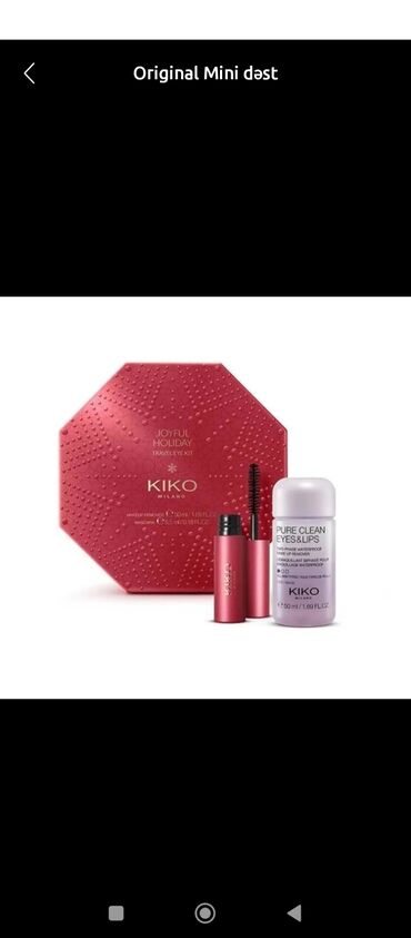 lambre kosmetika: Kosmetik dəst, Kiko Milano, 2 məhsul, Yeni, Ünvandan götürmə