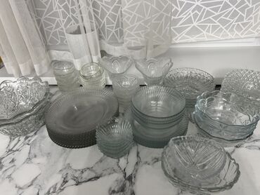 Посуда: Посуда прозрачные все за 1500 окончательно