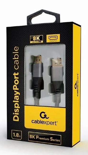 Druga oprema za računare i laptopove: DisplayPort kabl Cablexpert 8K Premium Series – 1,8 m - Tip — 3