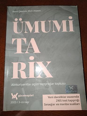 Тесты: Ümumi Tarix Güvən Testi 2023 7AZN Koroğlu metrosuna çatdırılma 1AZN — 1