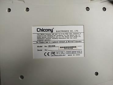 samolepljiva alkantara: Stara retro Chicony KB-9938 tastatura vintage. Ispravna,samo na — 2