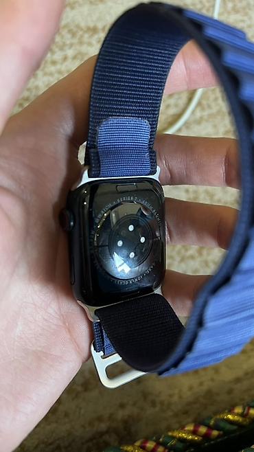 apl wotch: Apple Watch Series 7 (45 мм), алюминий, цвет Midnight/Черный — 2