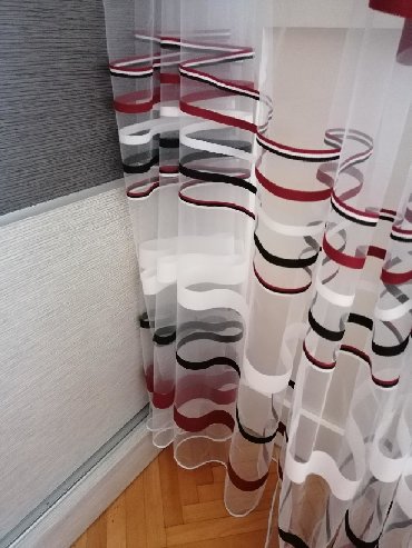 Posteljina: Zavese nove 700 din metar sirina po zelji. Duzina po zelji, 2,5m — 13