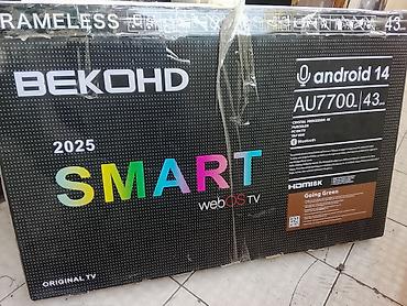 телевизор beko hd: Смарт-телевизор BEKOHD AU7700, 43" UHD Основные характеристики: - — 3