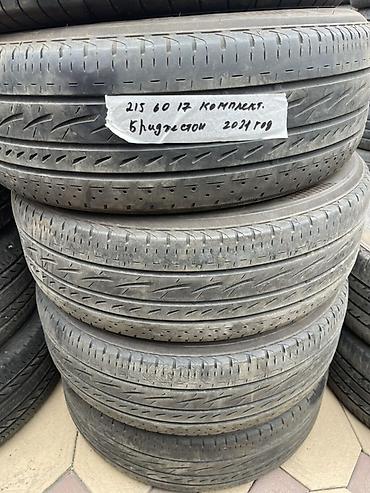 pirelli p zero: Шины 215 / 60 / R 17, Лето, Б/у, Комплект, Легковые, Bridgestone — 1