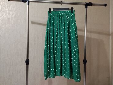 кофта юбка: Юбка, Модель юбки: Трапеция, Миди, Шифон, По талии