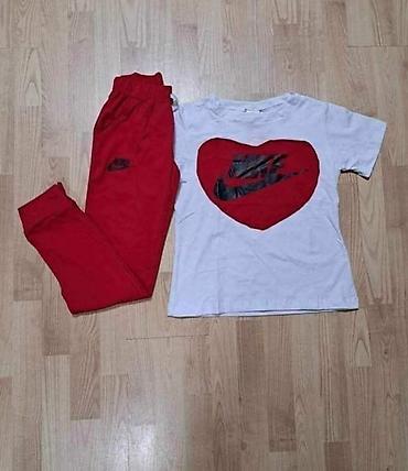 nike suknja: Ženski sportski komplet majica i donji deo trenerke sa dzepovima. Bela — 6