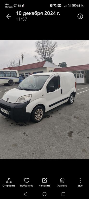 maşın mersedes: Fiat Fiorino: 1.4 л | 2012 г. 359657 км Хэтчбэк