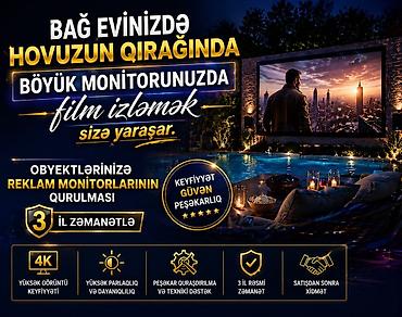 Reklam lövhələri: Bağ evi və obyektlər üçün böyük ekran/LED reklam monitorlarının — 1
