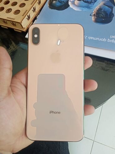 Apple iPhone: IPhone Xs Max, 64 ГБ, Rose Gold, Беспроводная зарядка, Face ID