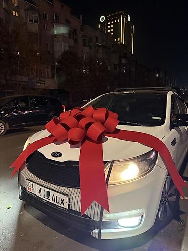 Декоративные ленты и банты: Большой декоративный бант для автомобиля - Яркий красный цвет — 11