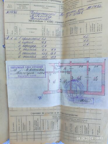 в селе манас: 3 комнаты, 60 м², 1 этаж, Косметический ремонт