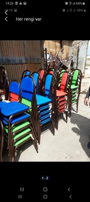 Stullar: Stul stol 13 azn 20 azn dek Istediyiniz Rengde Kojadan ve Parcadan — 18