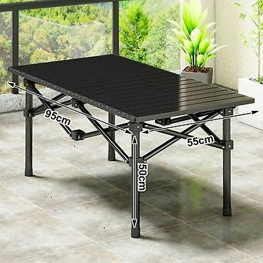 foldable table: Складной походный стол, Новый, цвет - Черный — 5