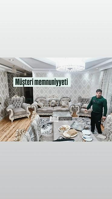 Klassik üslubda dəbdəbəli yumşaq mebel dəsti - Üslub: Barokko/klassik