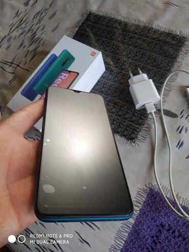 zaqatala telefon satisi v Azərbaycan | BAL: Xiaomi Redmi 9 | 32 GB rəng - Göy | Barmaq izi, Face ID