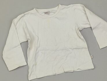 biała bluzka dla dziewczynki z krótkim rękawem: Blouse, 2-3 years, 92-98 cm, condition - Satisfying
