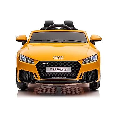bluetooth mikrofon za decu: Audi TT RS – licencirani dečiji automobil na akumulator, žuti Šifra — 3
