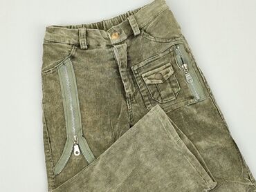 spodnie z kryształkami: Spodnie materiałowe, 2-3 lat, 92/98, stan - Zadowalający