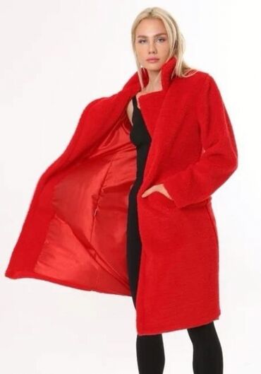 ivet rs zimske jakne: L (EU 40), With lining, Faux fur, color - Red