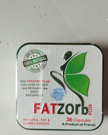 липотрим 8: Fransa istehsalı olan Fatzorb Plus bitki organik arıqladıcı vasitə 1